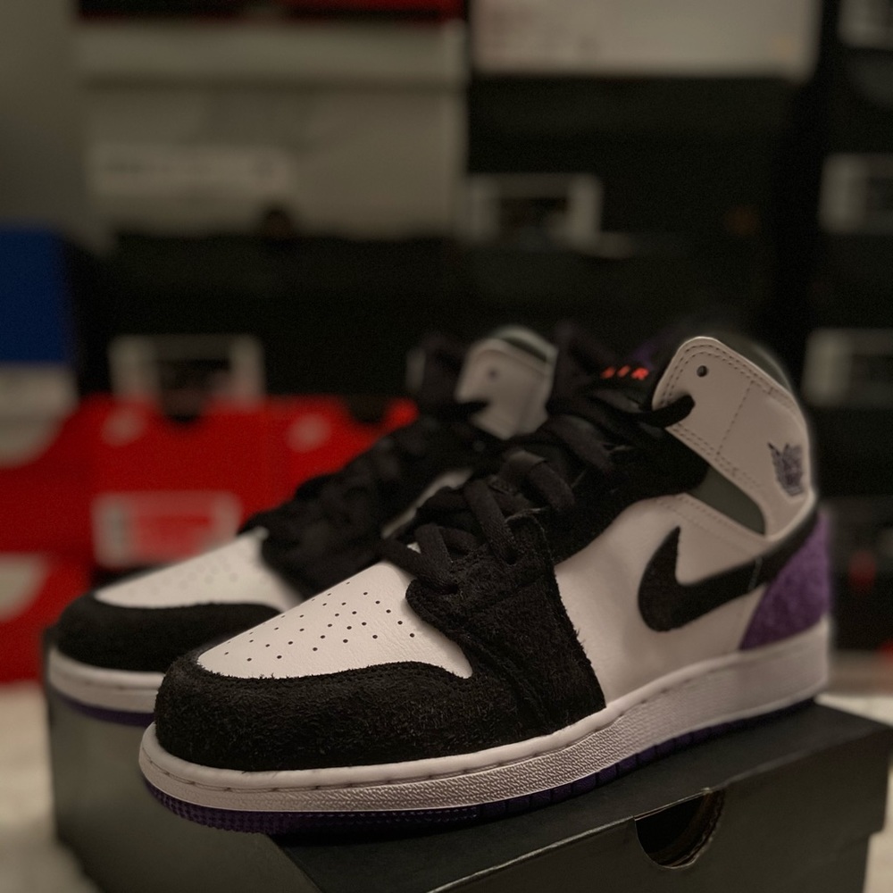 Jordan 1 Mid Purple GS